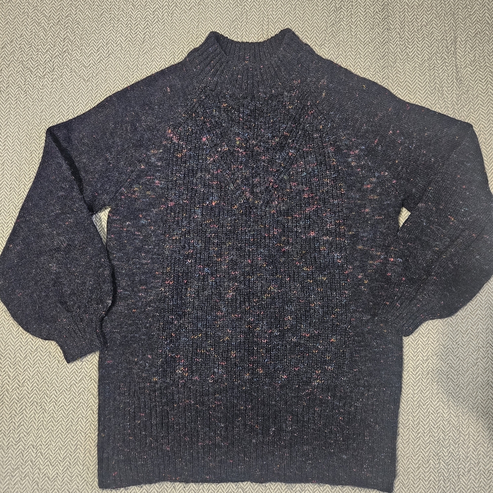 LC Lauren Conrad Women's Cowl Neck Sweater - Speckled Multi-color